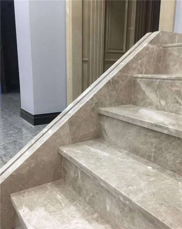 modern marble stairs