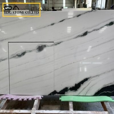 panda white marble bathroom