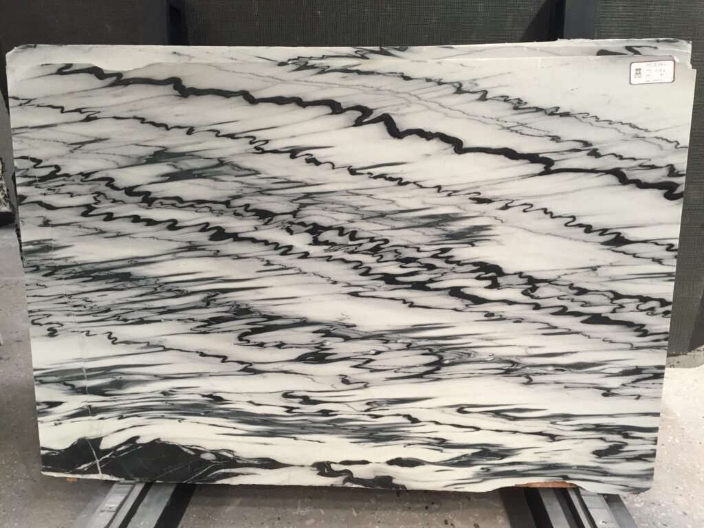 Brazilian Panda White Marble