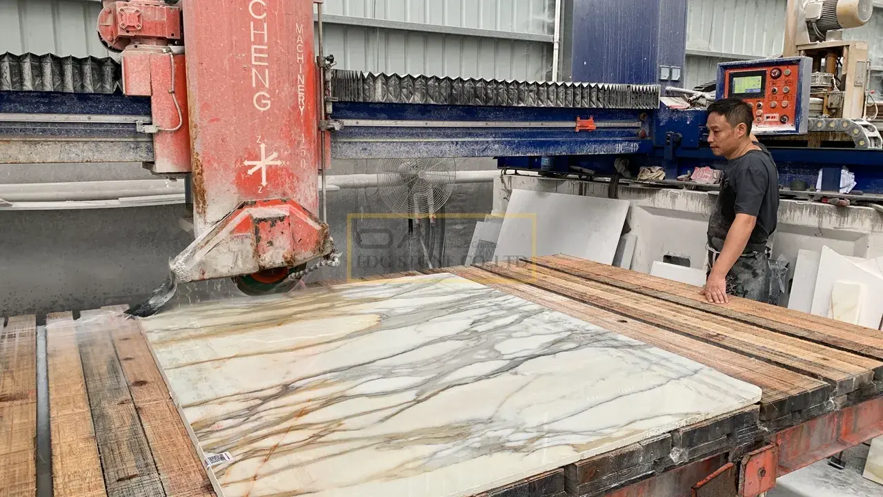Calacatta Crema Marble vanity tops