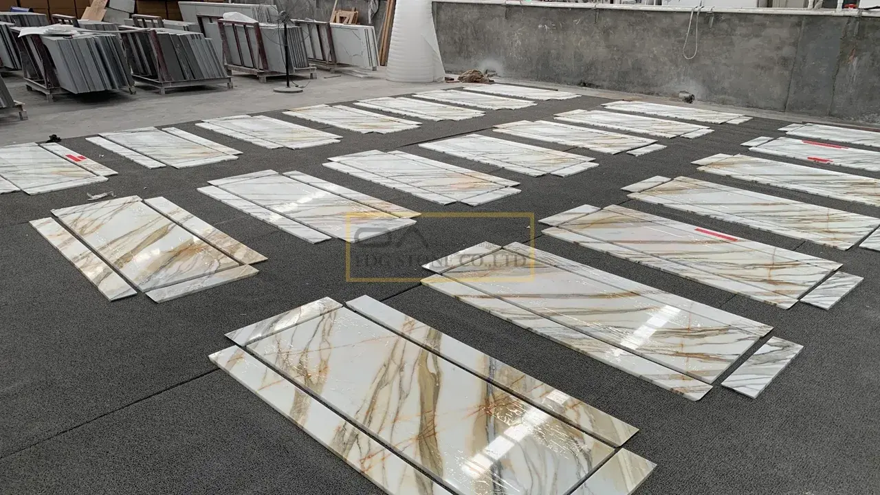 Calacatta Cremo Extra Marble vanity tops
