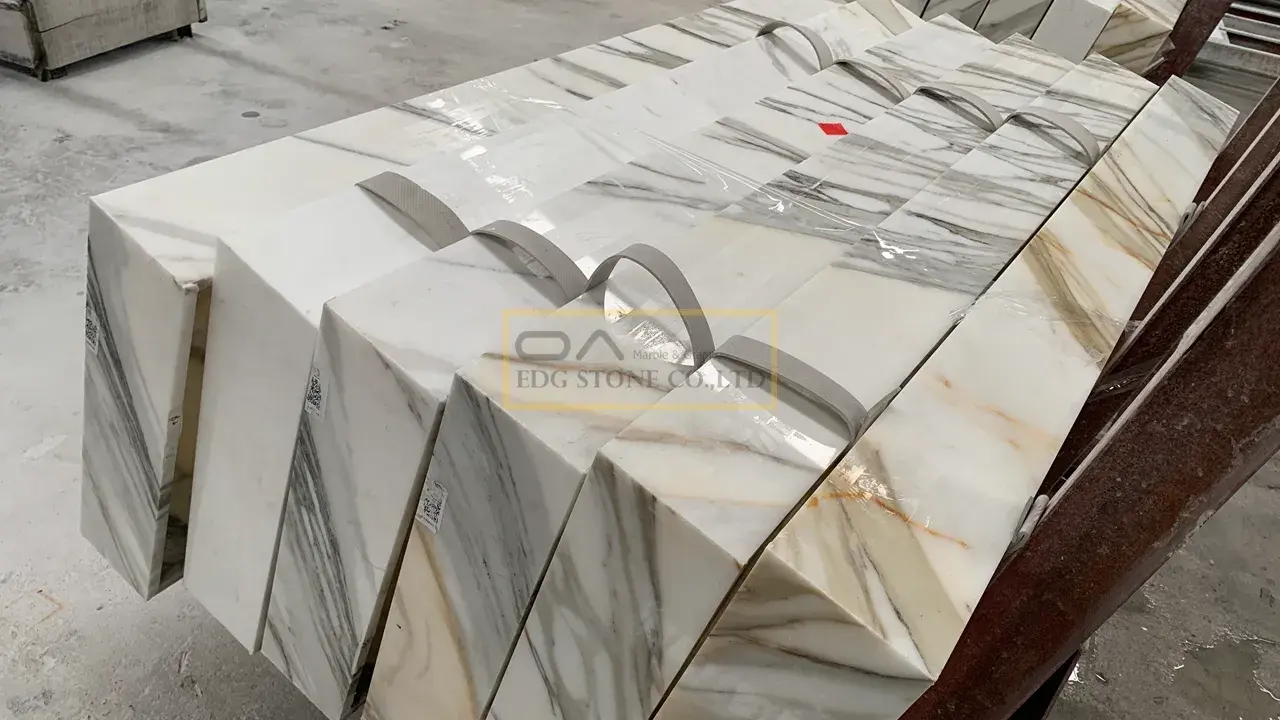 Calacatta Cremo vanity tops