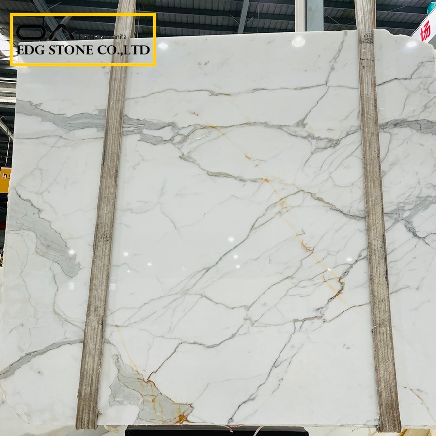 Calacatta Cremo Marble Slab