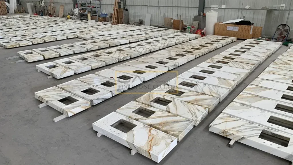Calacatta Gold Marble countertops