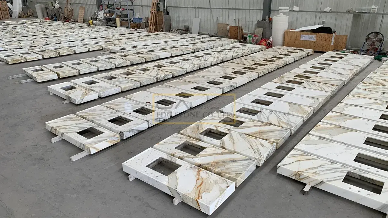 Calacatta Gold Marble countertops