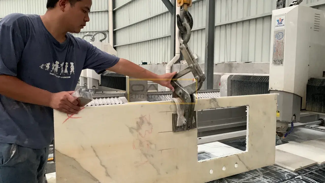 Calacatta Ouro Marble vanity tops