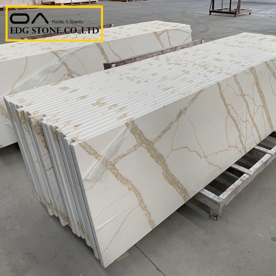 Calacatta Quartz Countertops Supplier in China