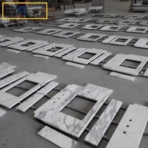 Calacatta White Marble Bathroom