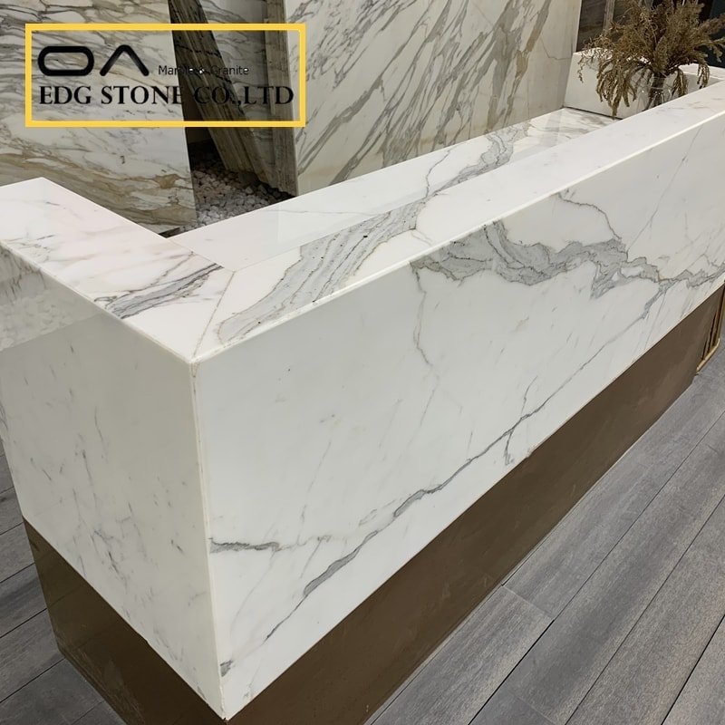 Calacatta White Marble Table Tops