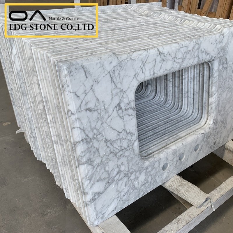 Carrara White Marble Bathroom