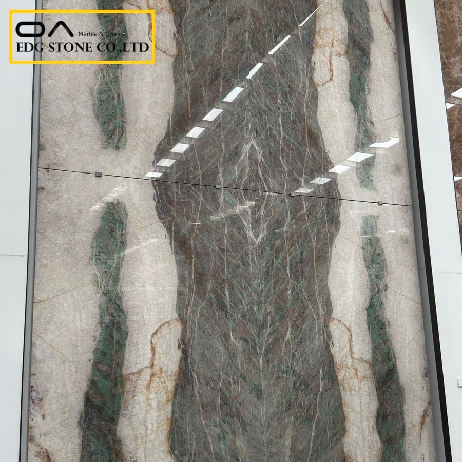 Green Gaya Quartzite Bookmatched Slabs