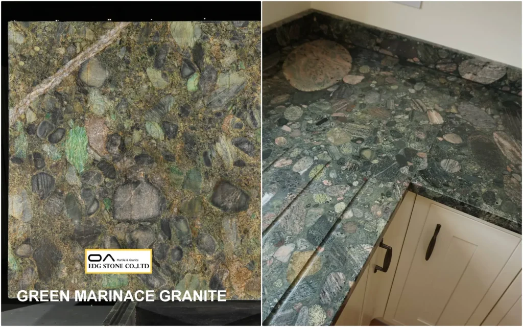 Green Marinace Granite Countertops