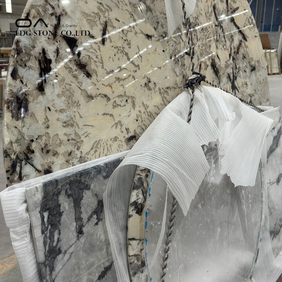 Royal White Granite Slab 1-1/4" Polished Stone