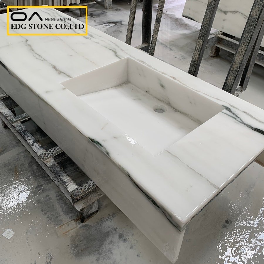 Panda White Marble Bathroom