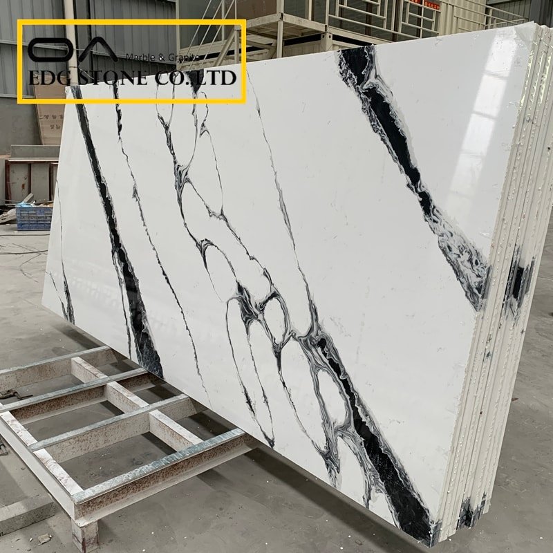 Panda white quartz countertops