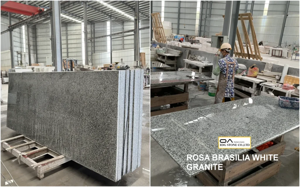 Rosa Brasilia White Granite