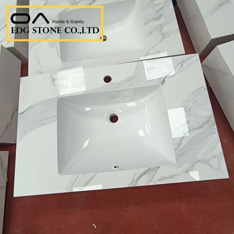 Sintered Stone Bathroom Vanity Tops