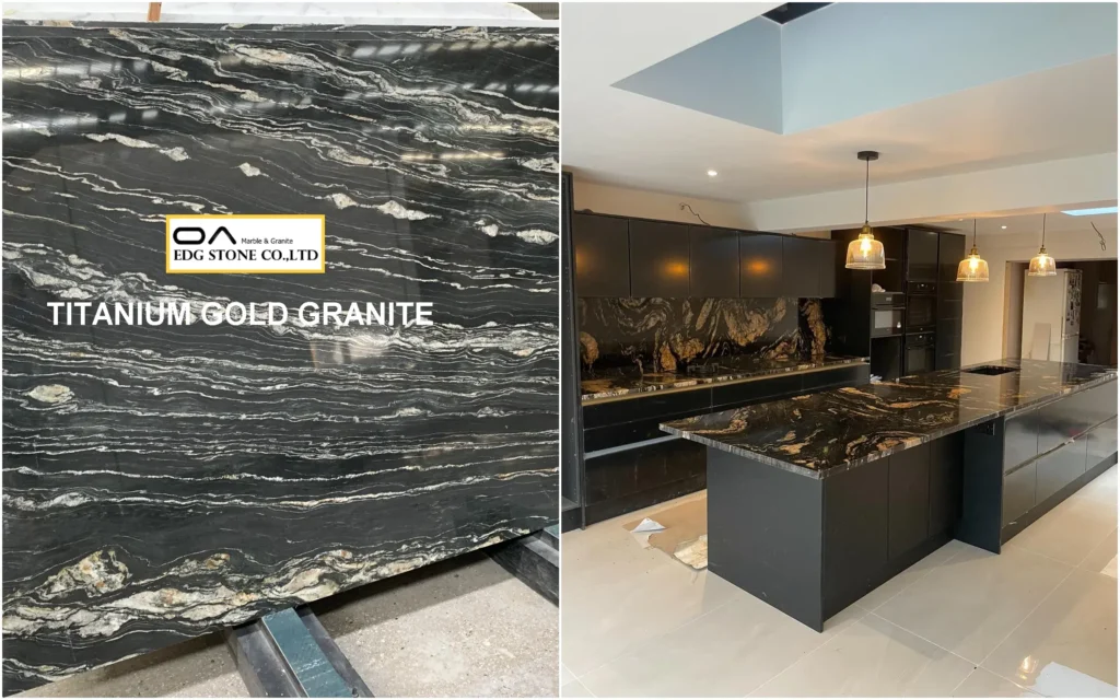 Titanium Gold Granite