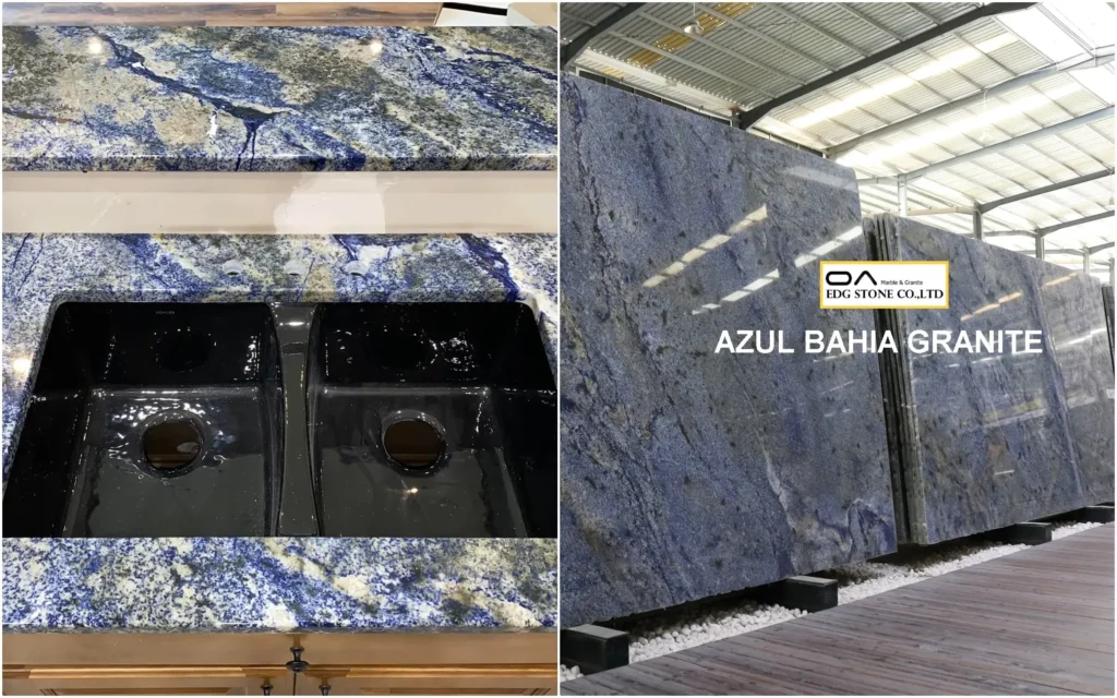 azul bahia granite countertops