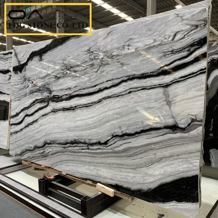 Brazilian Panda White Marble