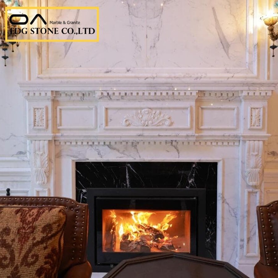 marble fireplace surround kit
