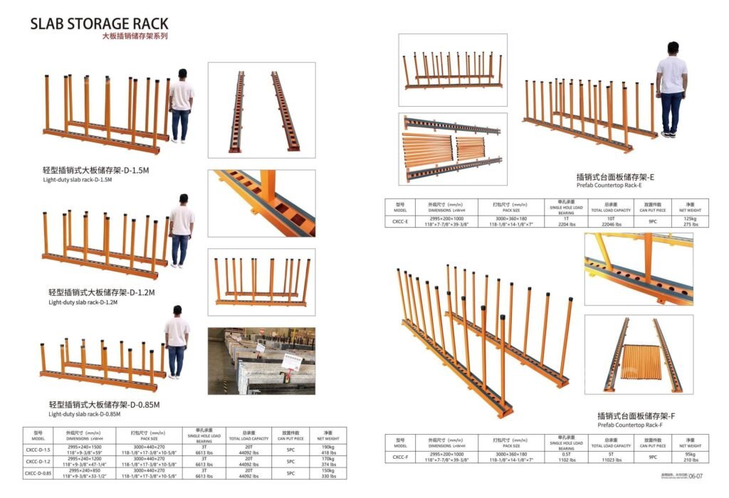 Stone Slab Storage Rack​
