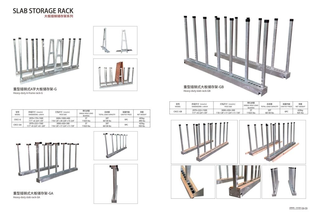 Stone Slab Storage Rack​