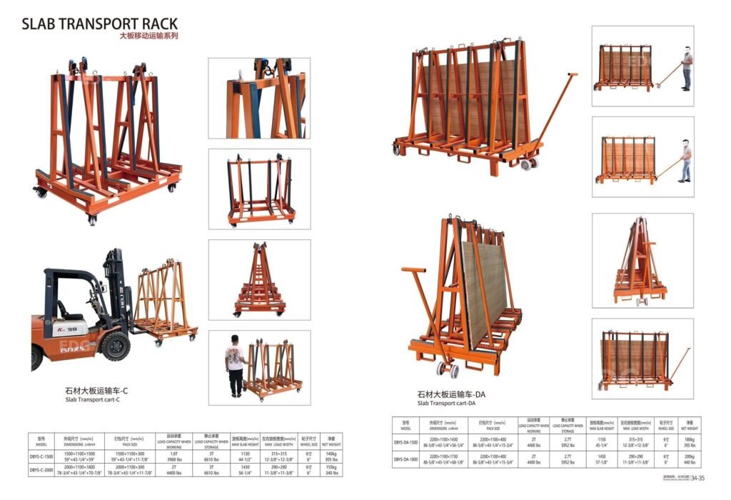 Slab Transport Rack