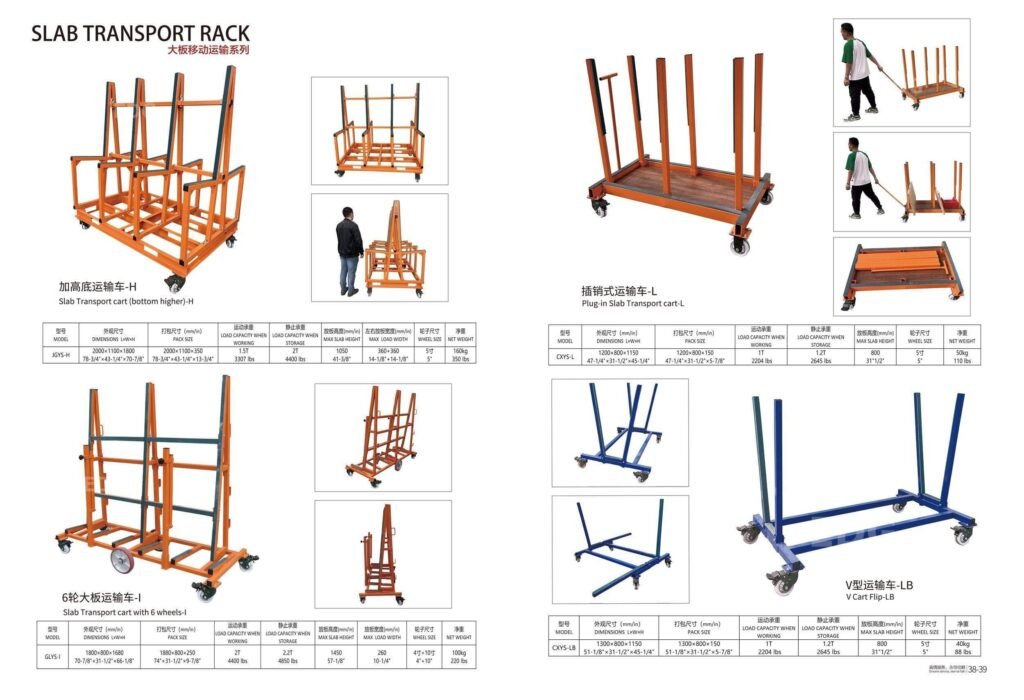 Slab Transport Rack