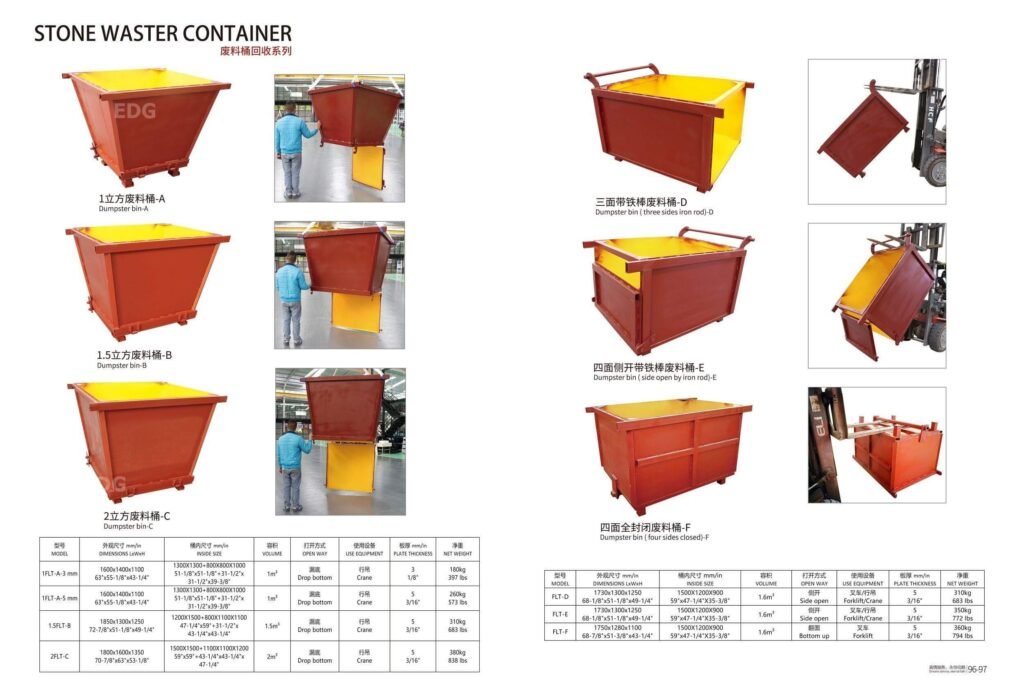 Stone Waster Container