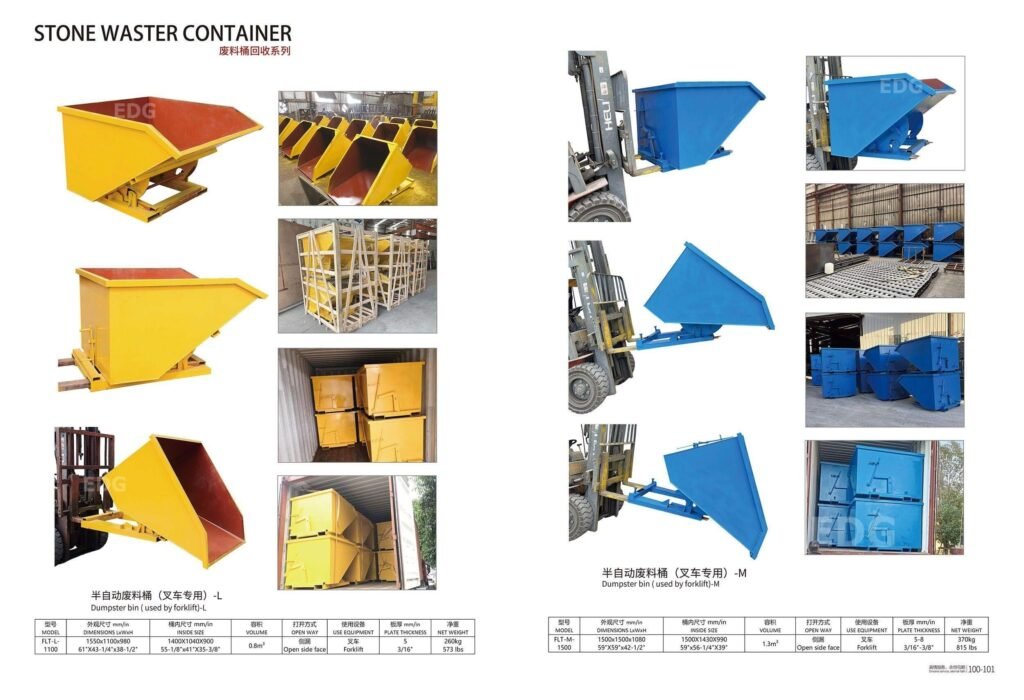 Stone Waster Container