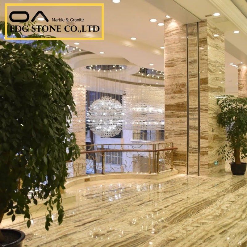 Where is travertine found