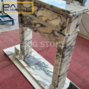 how to remove stains from white marble fireplace