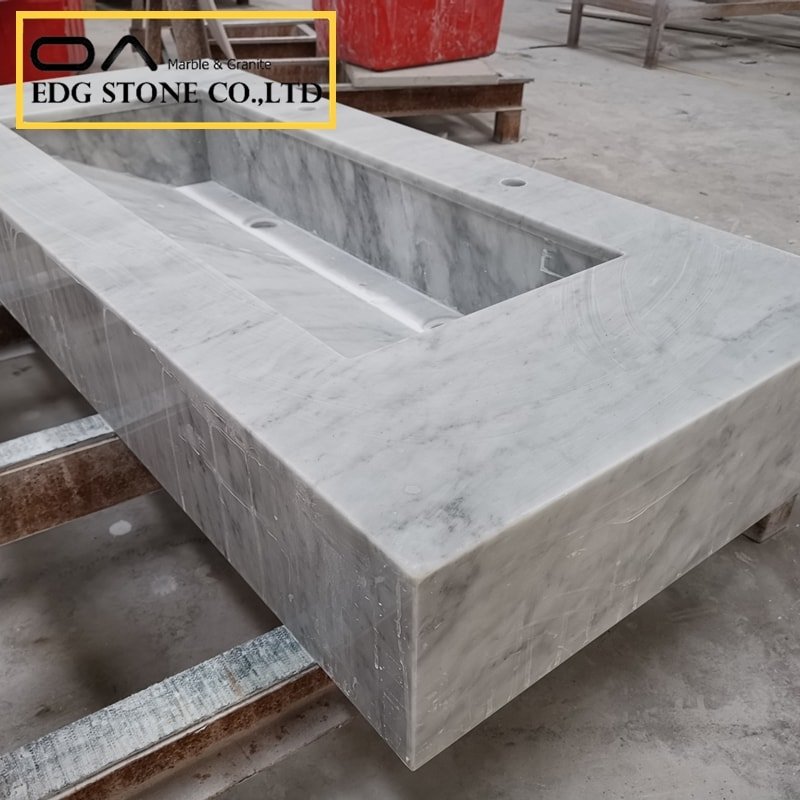 Carrara marble countertop care