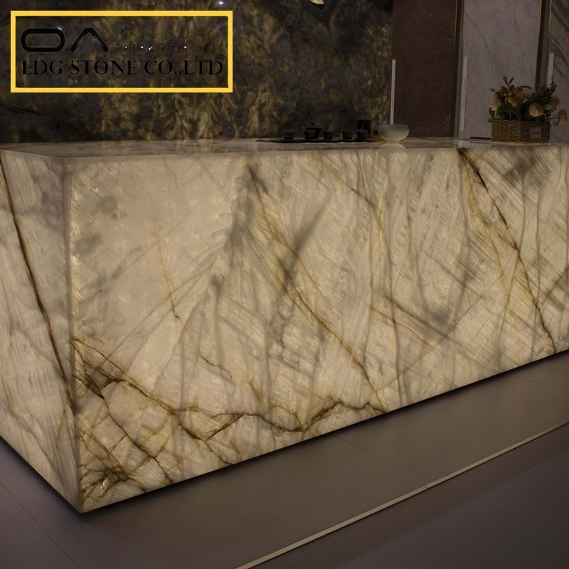 Crystal quartzite countertops