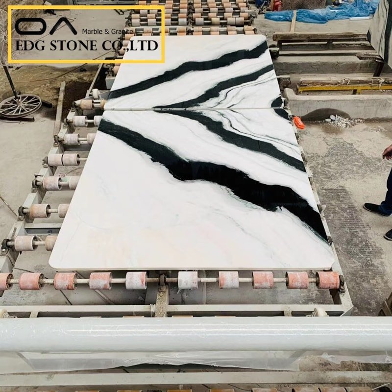 panda white marble factory