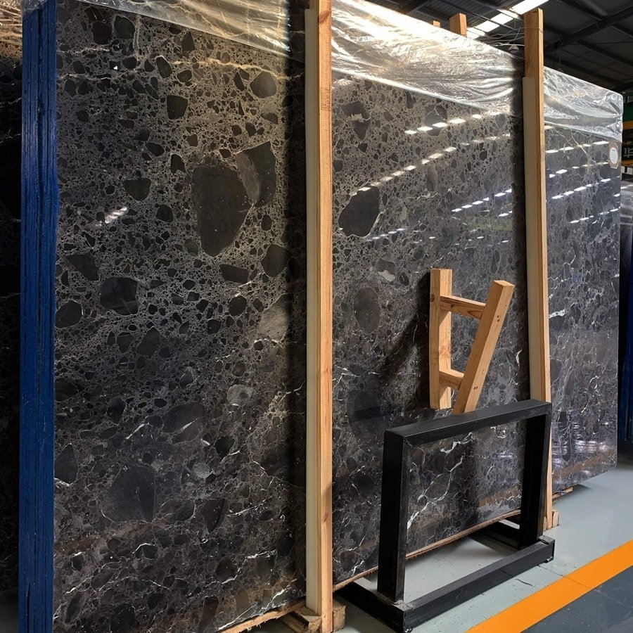 how is grey marble formed