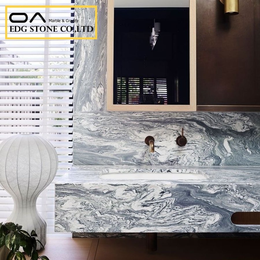 quartz countertop overhang
