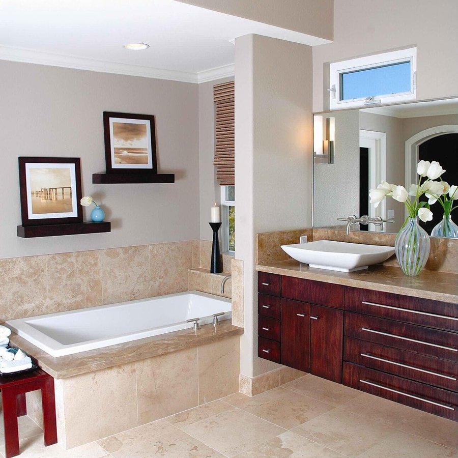 Is travertine good for a vanity top