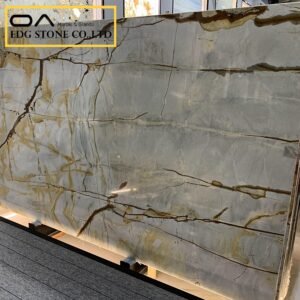Blue Roma quartzite slab