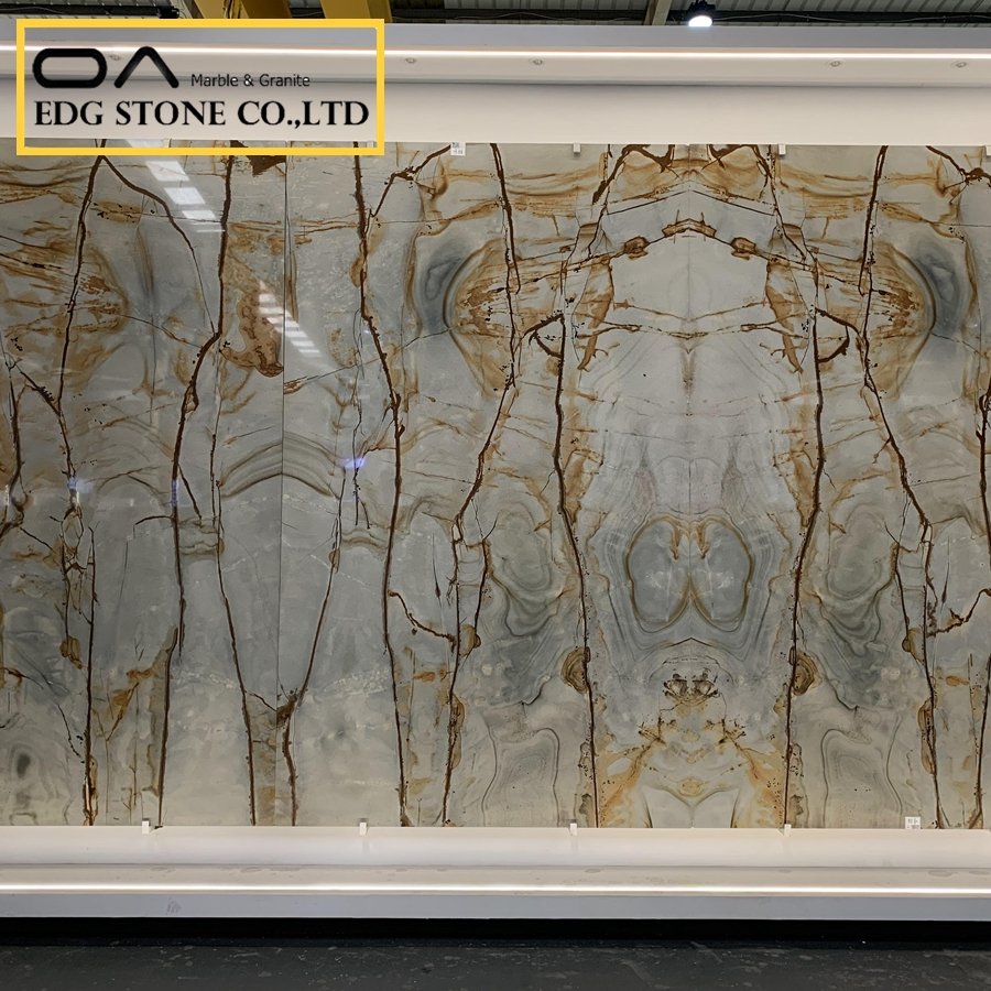 Buy Blue Roma quartzite slabs bulk price per slab