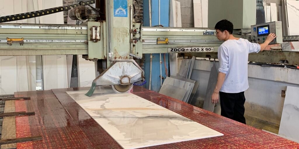 how to cut sintered stone countertops at home
