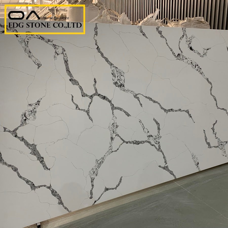 white quartz subtle veining