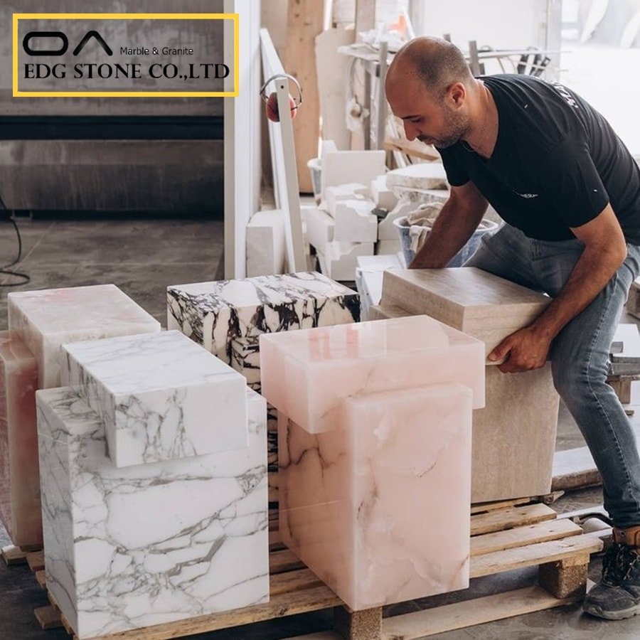 translucent engineered quartz slab for vanity tops manufacturer