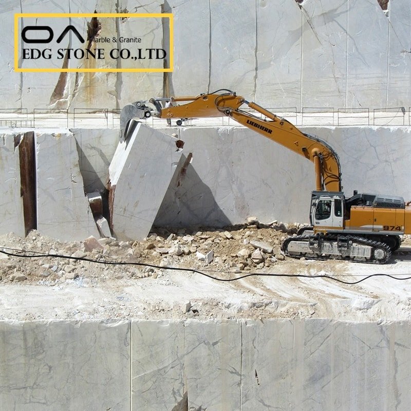 where does white carrara marble come from