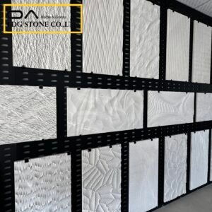 white marble veneer