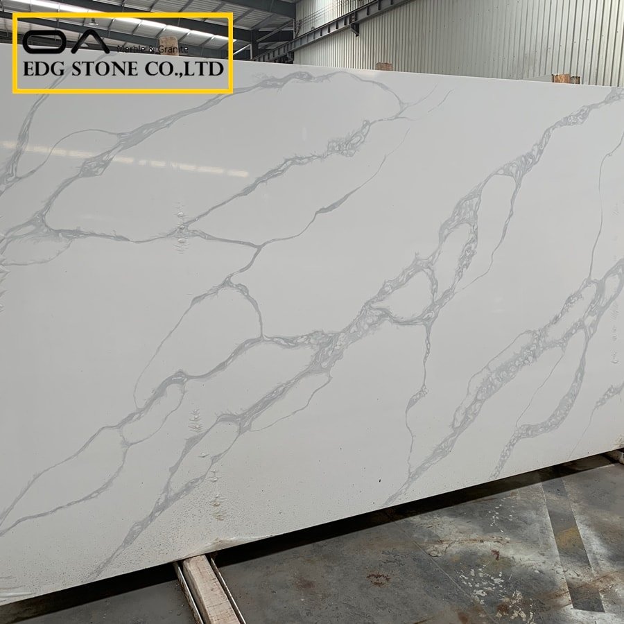 white quartz with grey veins