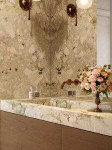 Breccia Botticelli marble slab
