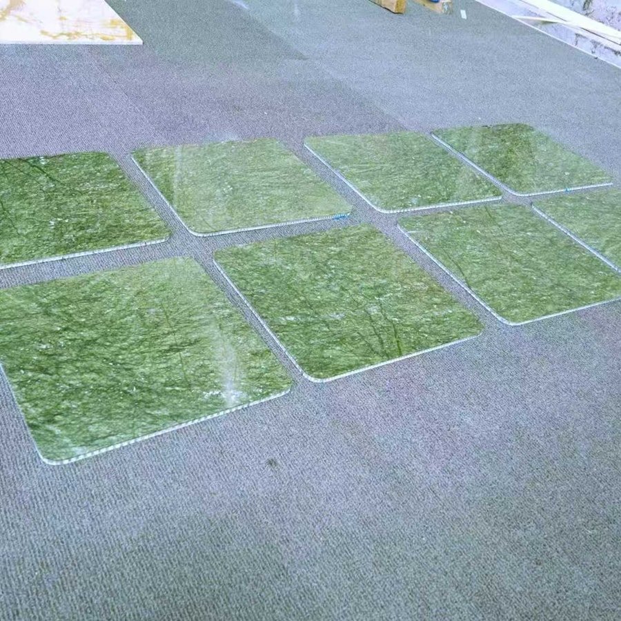 Buy Ming Green marble mosaic tile bulk