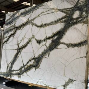 China Calacatta Verde Green Natural Marble